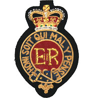 Blues and Royals wire blazer badge